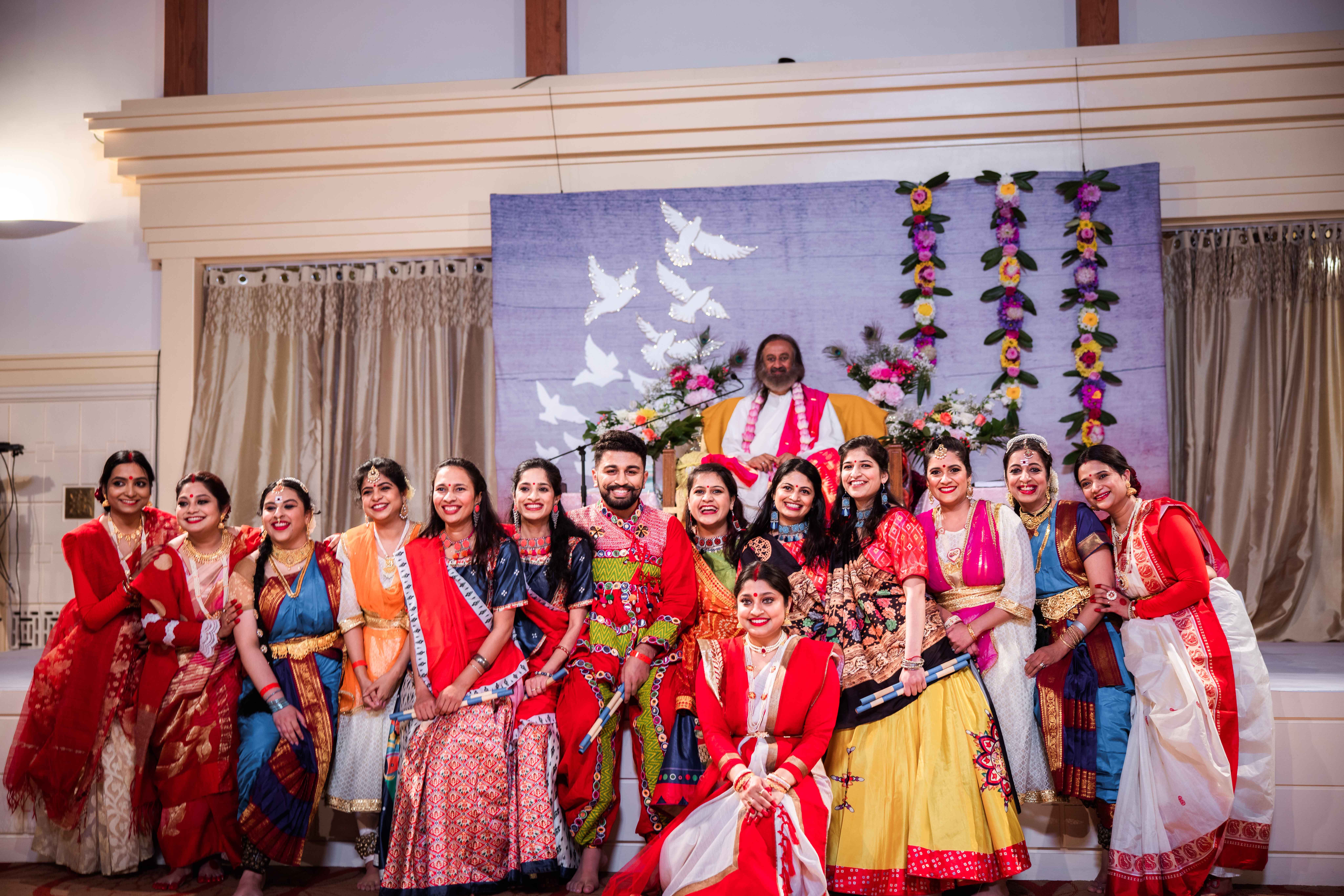 A dance performance on Gurudev Sri Sri Ravishankar's birthday 